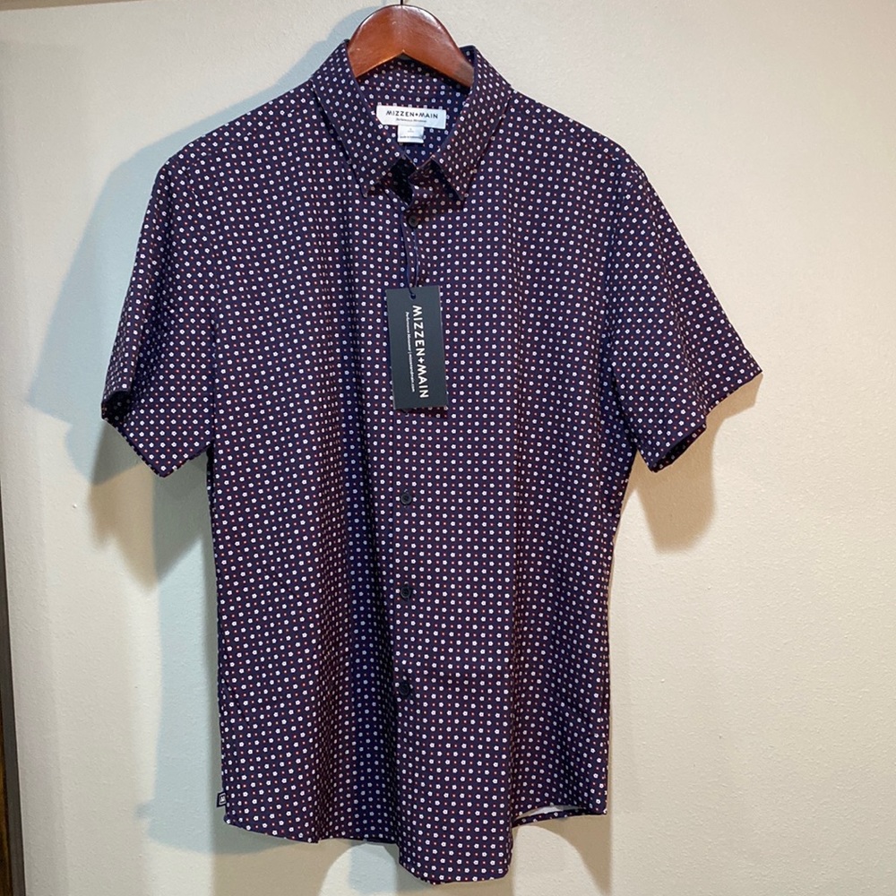 Mizzen+Main high quality stretch dress shirt